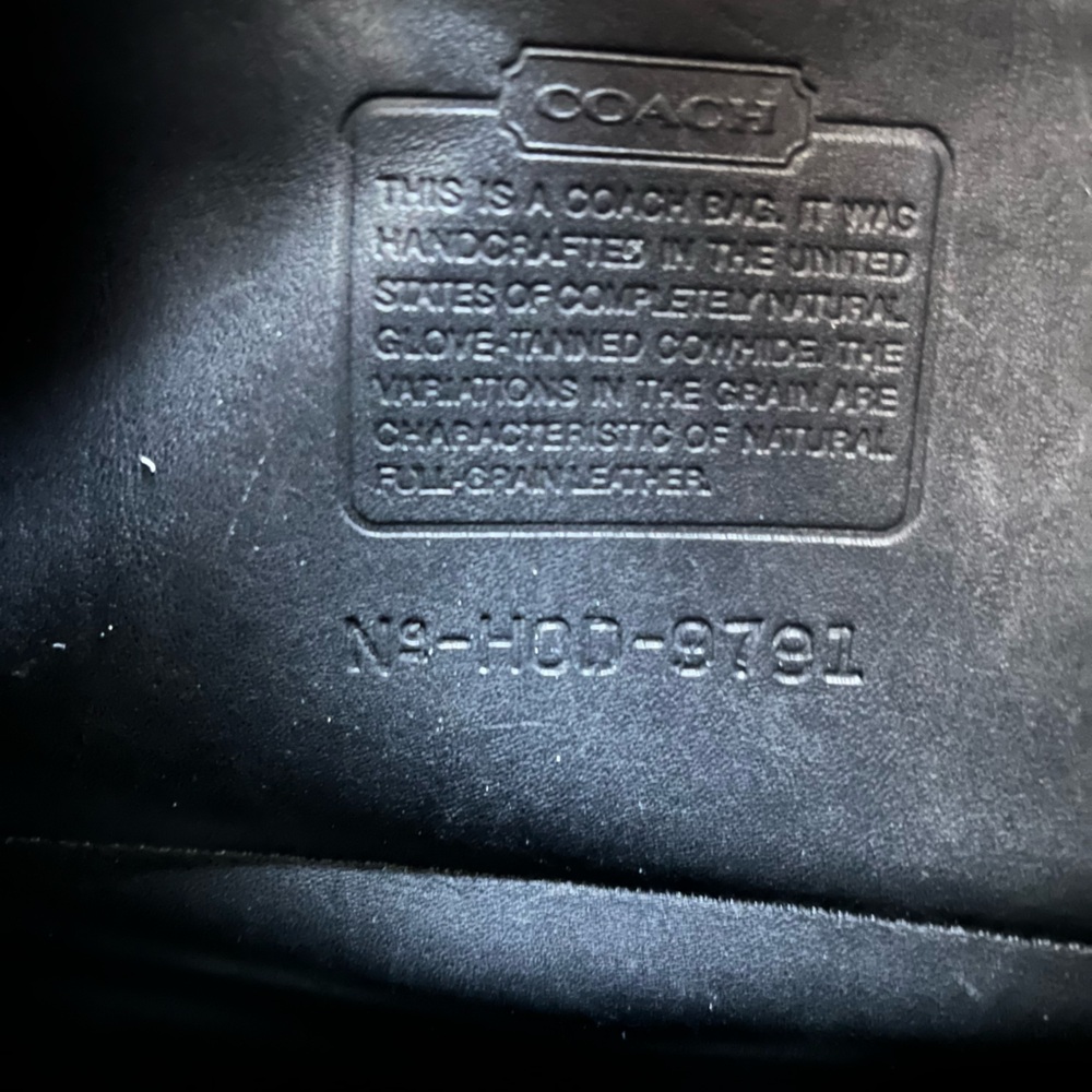 Coach Black Leather Daypack - Picture 12 of 12